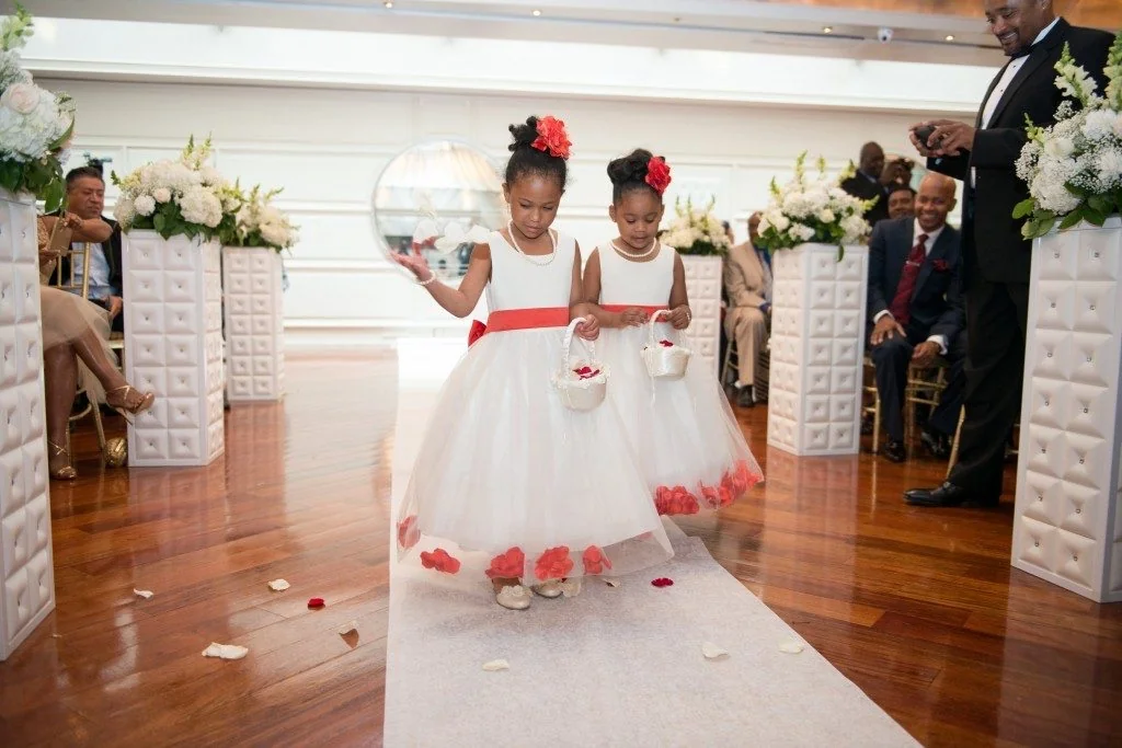 Ceremony arch flowers